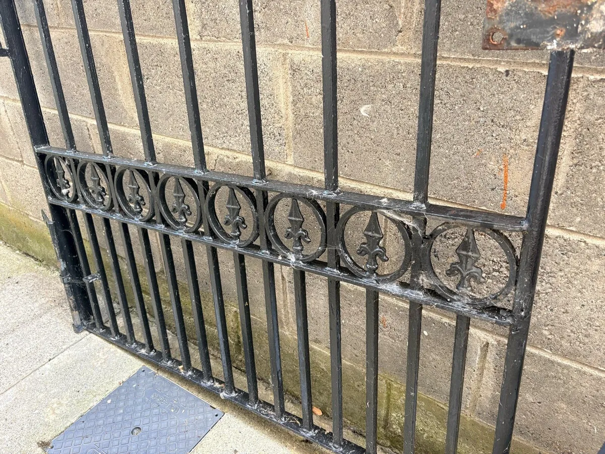 Pair of Wrought Iron Gates for sales - Image 2