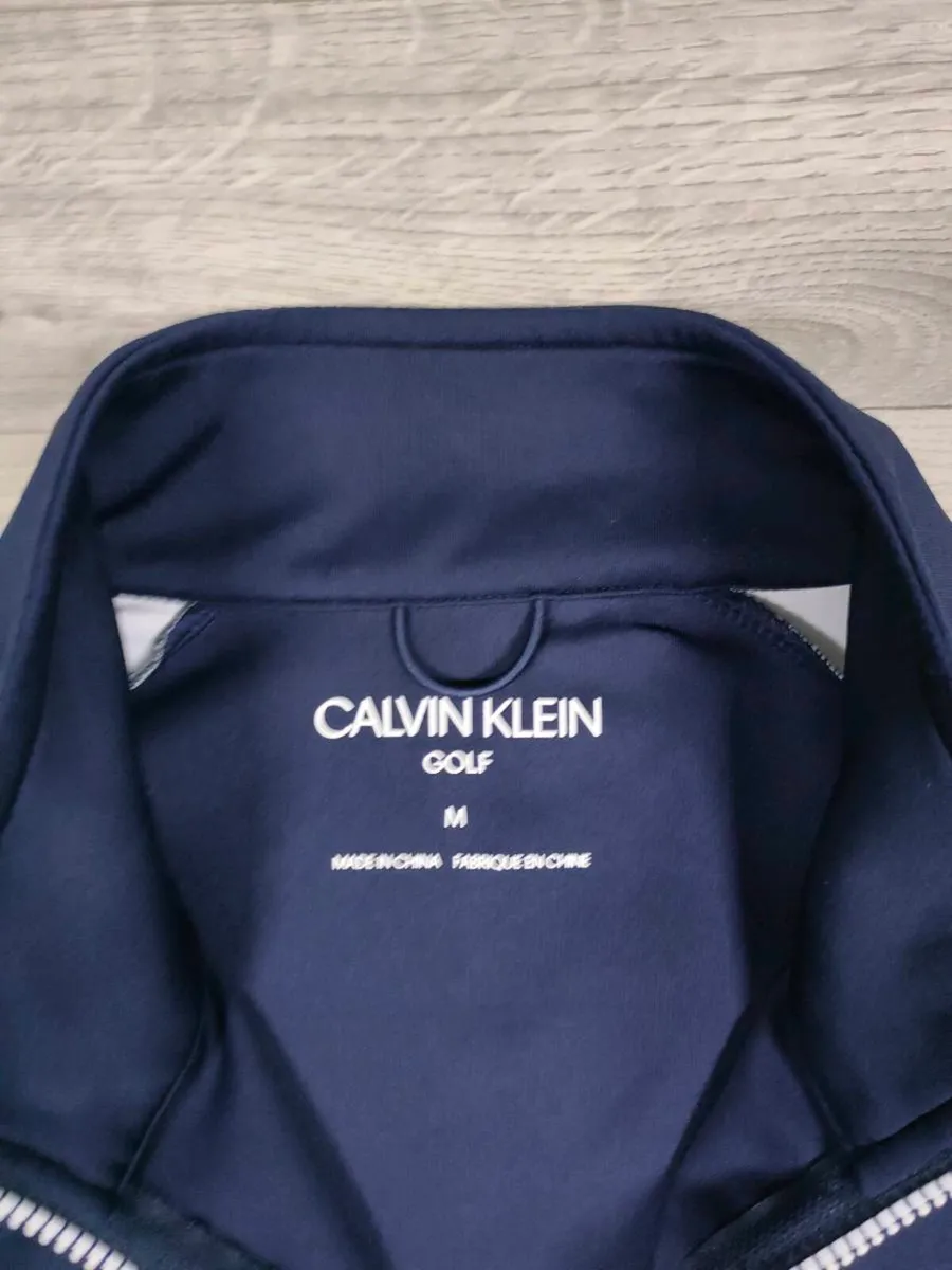 CK Calvin Klein Golf Half Zip Golf Jumper Mens M - Image 4