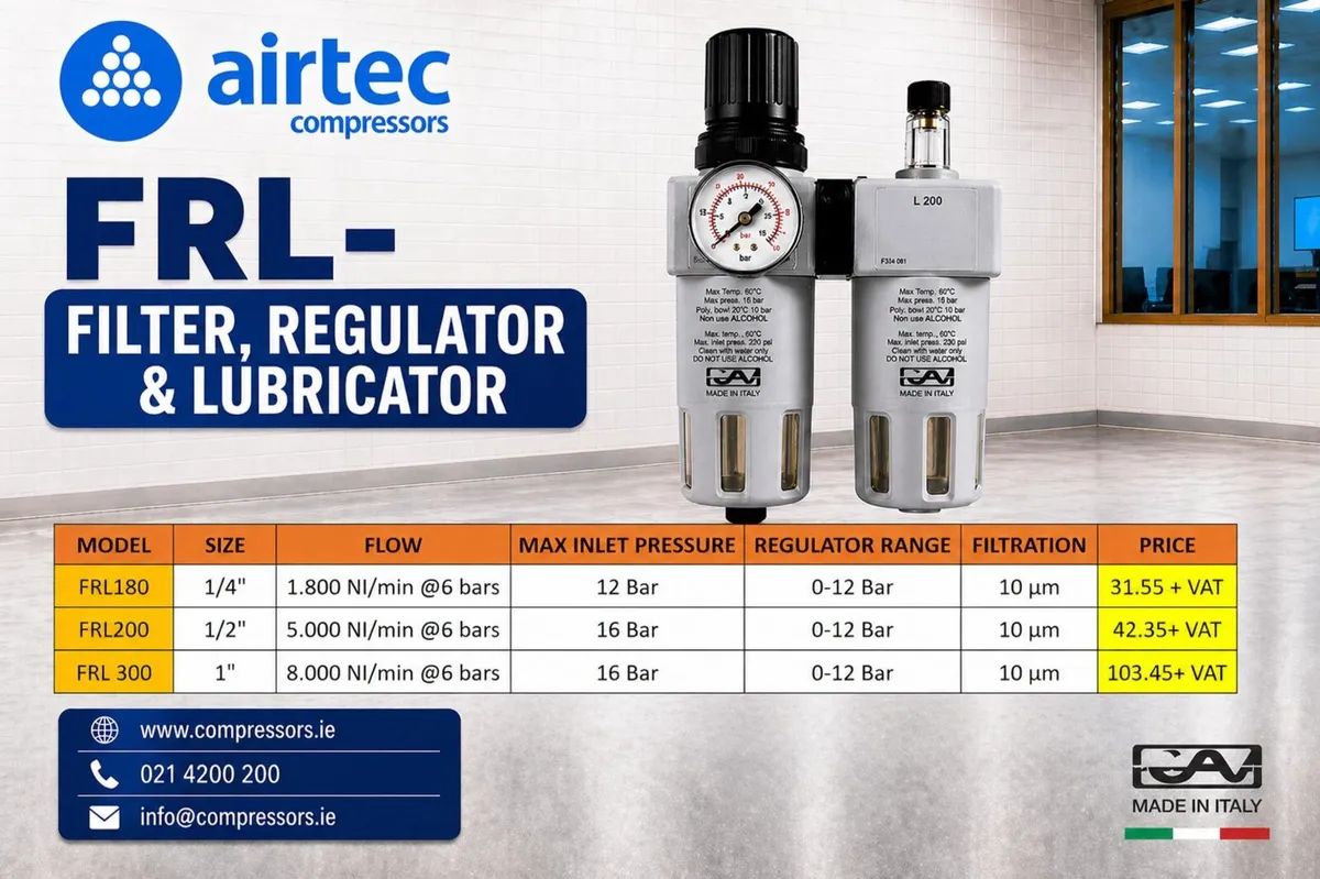 Compressor-filter-regulator-lubricator- In Stock - Image 3