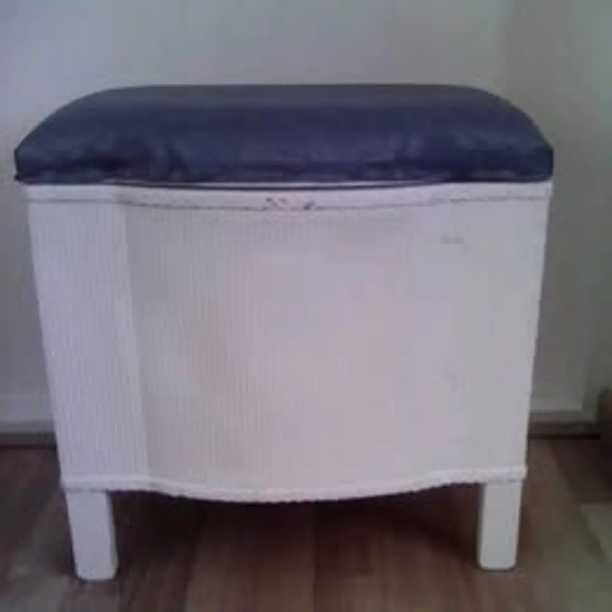 Vintage Lloyd Loom Chair + Loom-Style Storage - Image 3