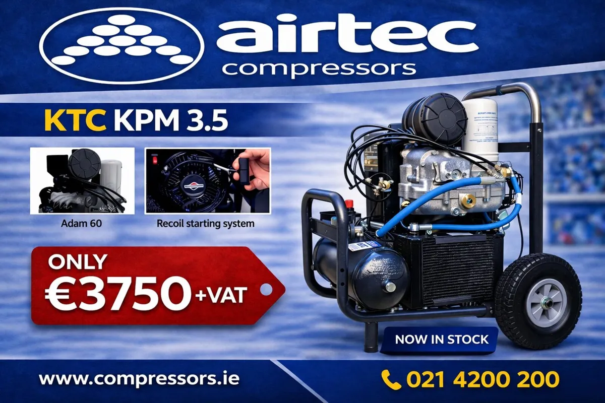 COMPRESSOR - PETROL POWERED - IN STOCK - Image 2