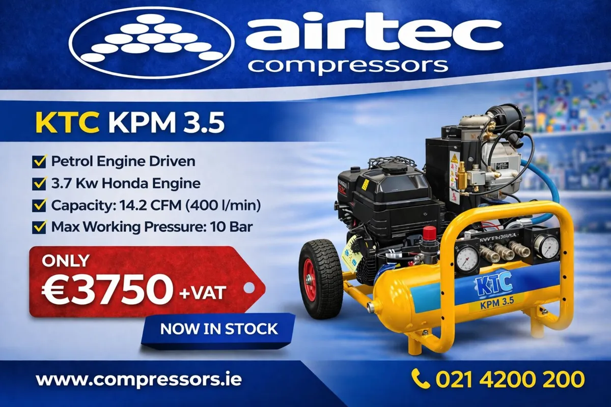 COMPRESSOR - PETROL POWERED - IN STOCK - Image 1
