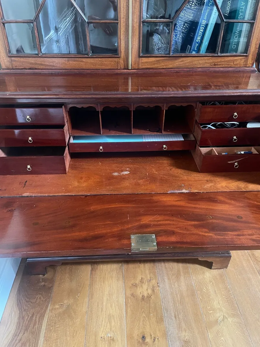 Antique Georgian Mahogony Secretaire - Image 4