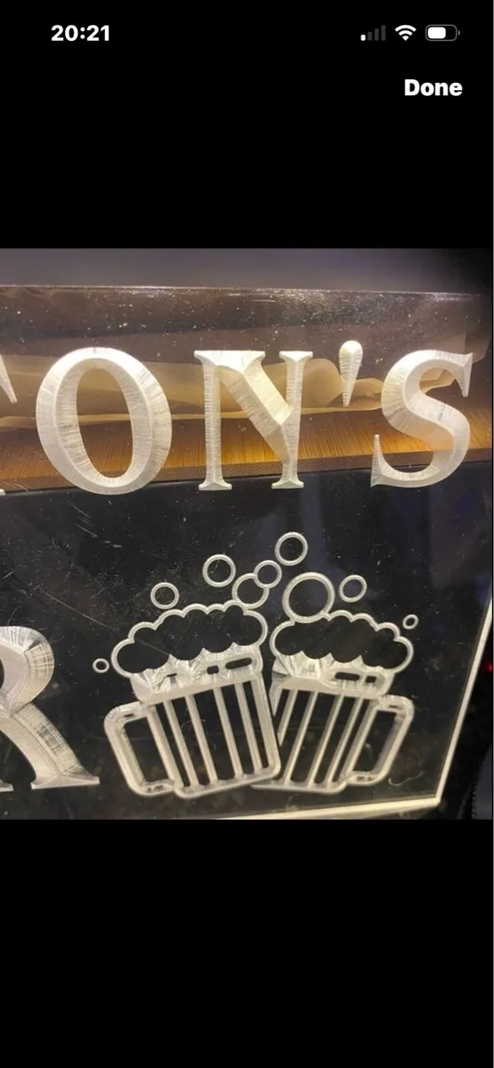 Illuminated ‘Everton’s Bar’ Sign - Image 2