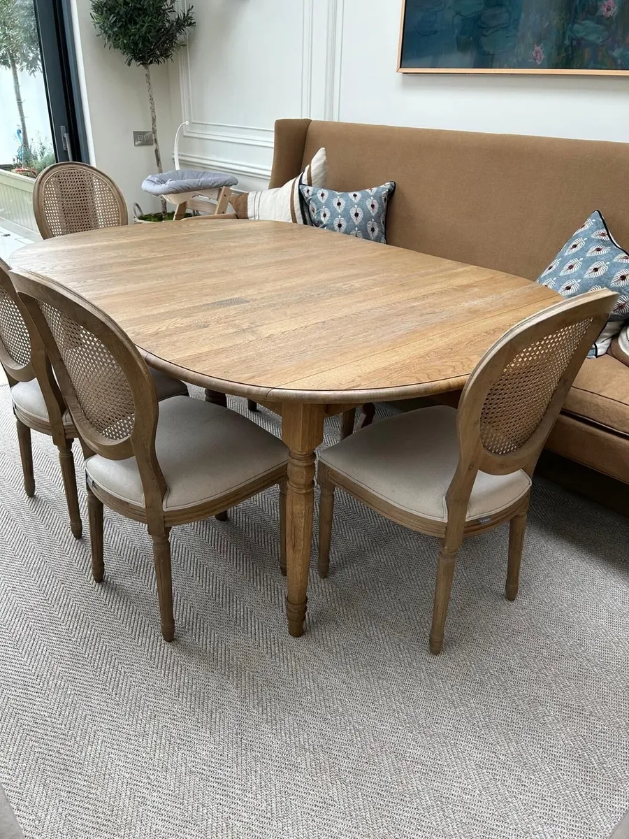 BENCH – Toffee Linen with Oak Legs - Image 2