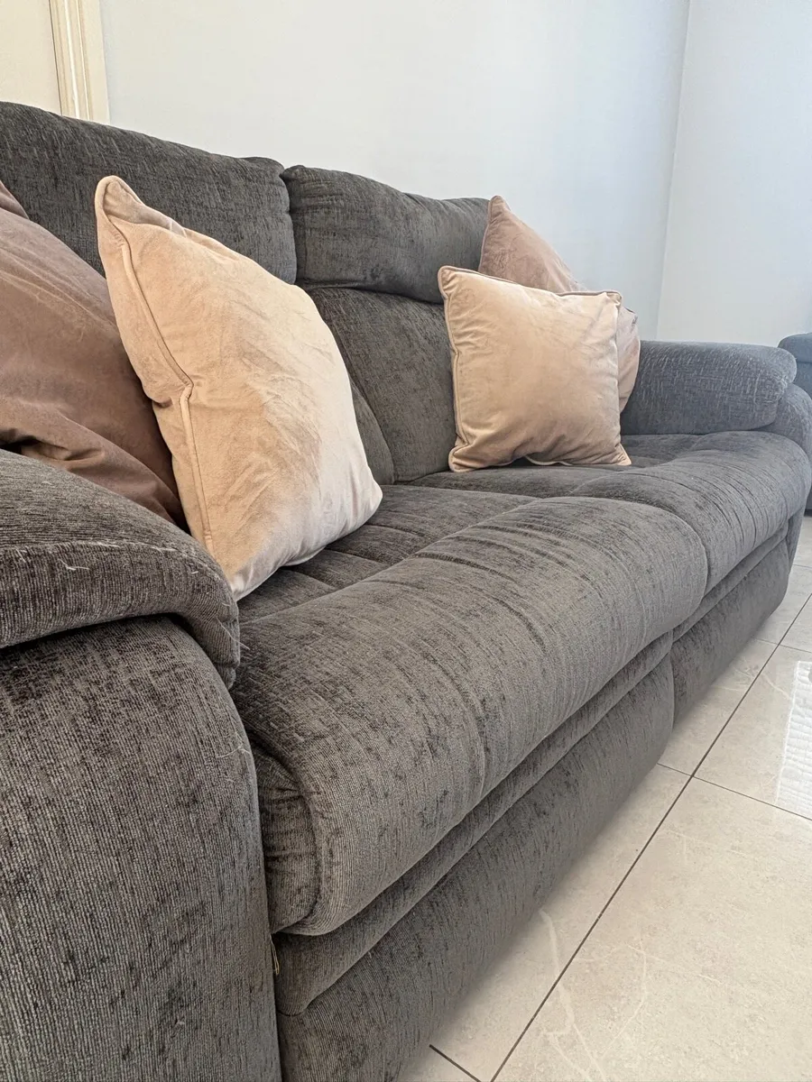 Electric recliner couches (3 seater) (2 seaterSOLD - Image 1