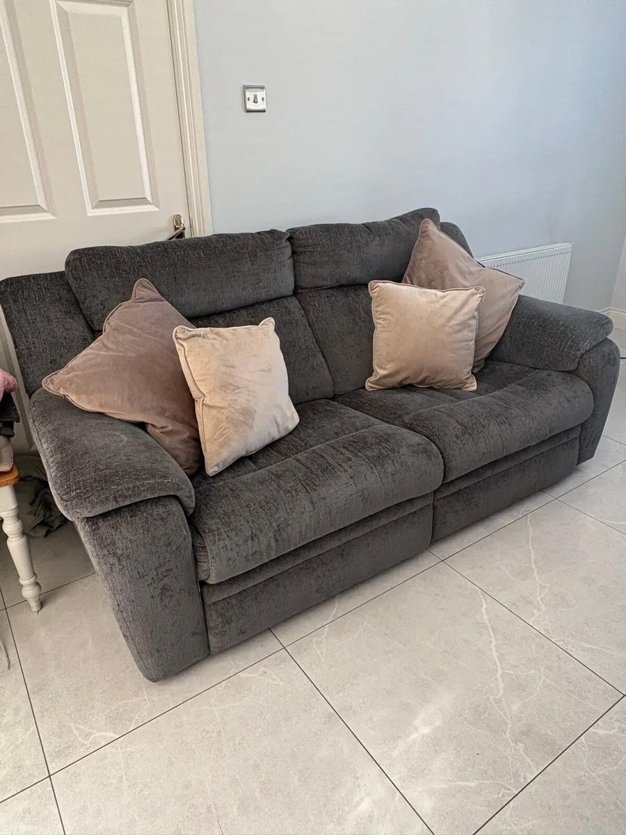 Electric recliner couches (3 seater) (2 seaterSOLD - Image 2