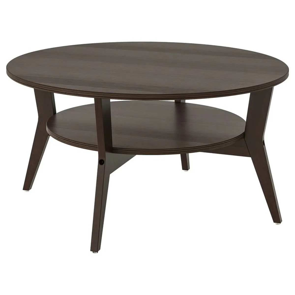 IKEA JAKOBSFORS Coffee Table – Dark Brown Oak - Image 2