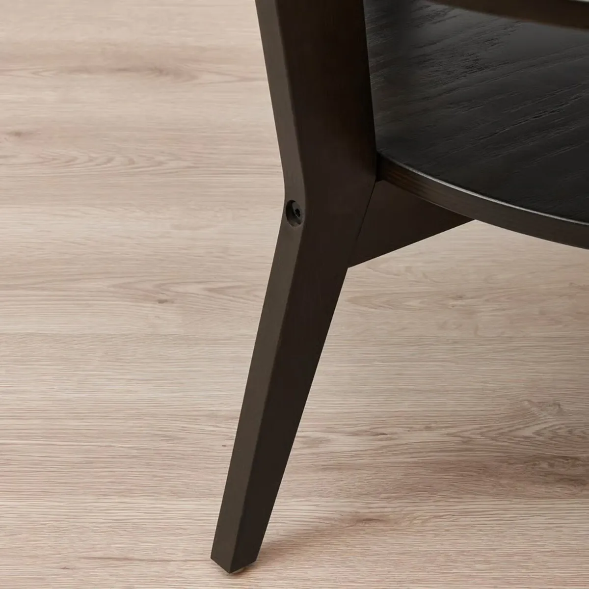 IKEA JAKOBSFORS Coffee Table – Dark Brown Oak - Image 4