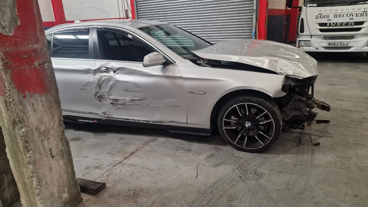 BMW after an accident - Image 1