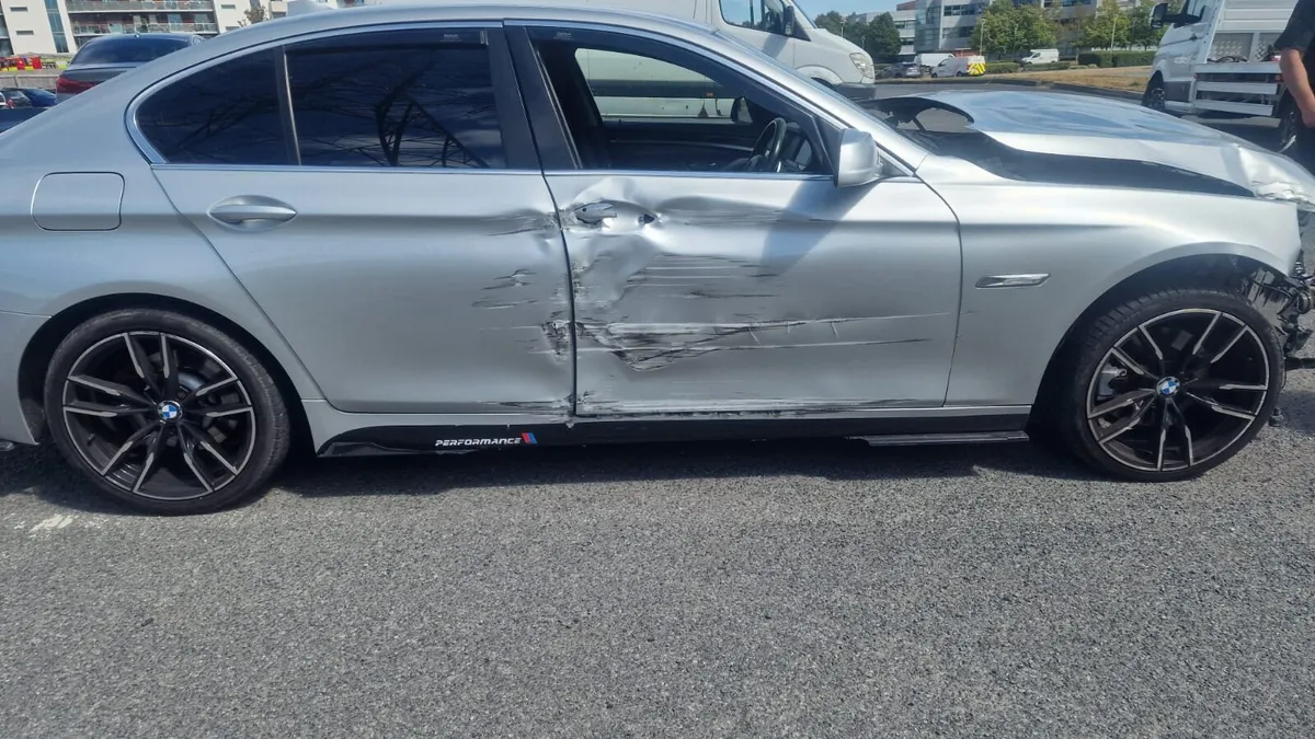 BMW after an accident - Image 2