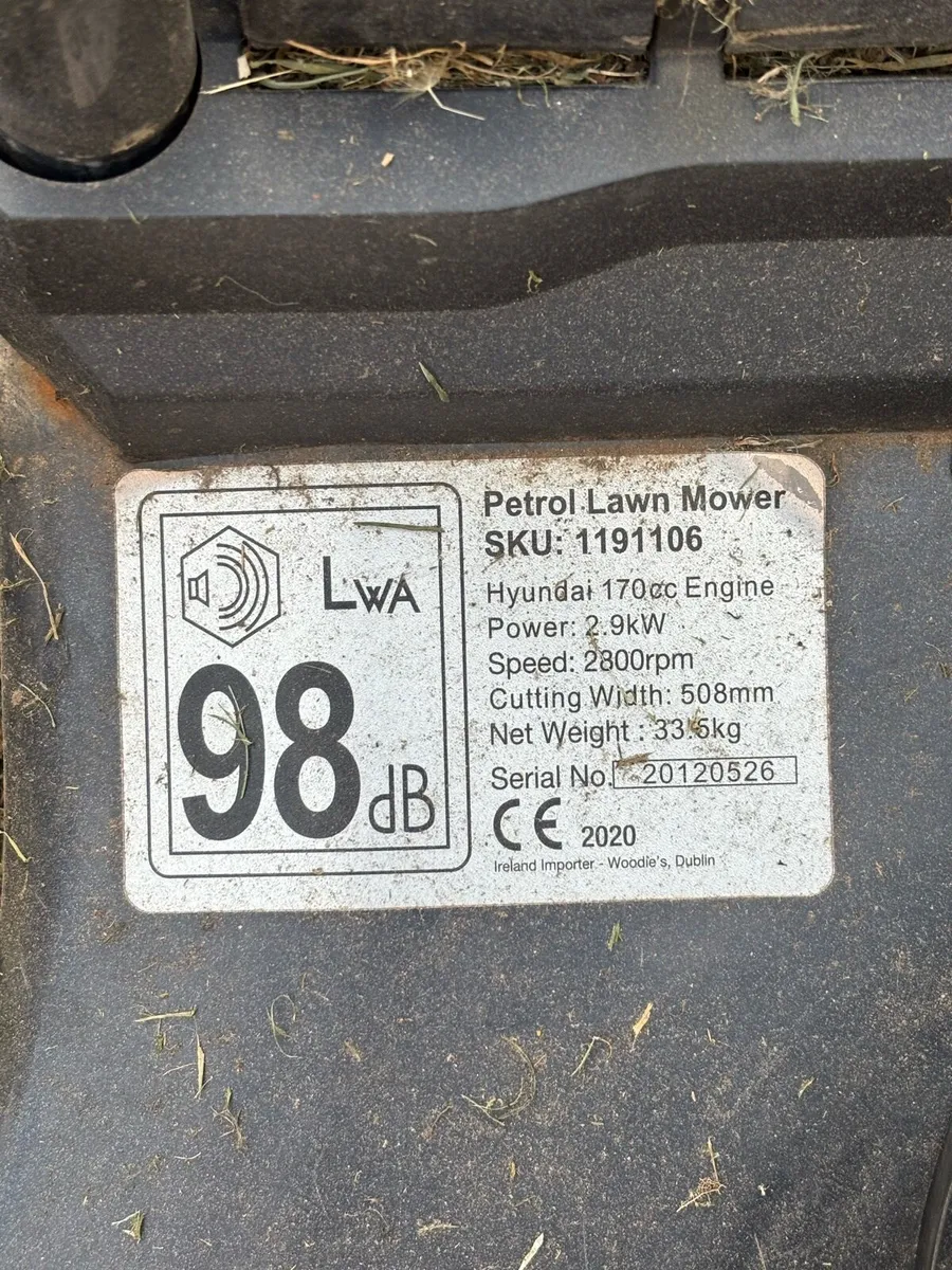 Hyundai Pro-Lawn 170cc Petrol Lawnmower - Image 4