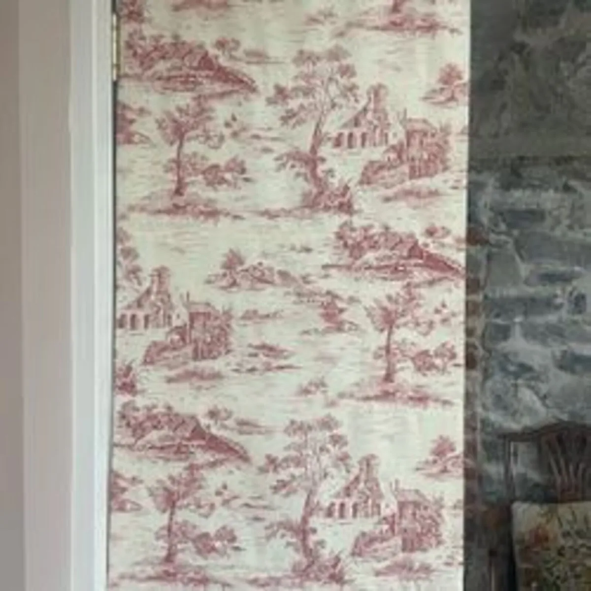 Roman blind in Toille fabric - Image 1