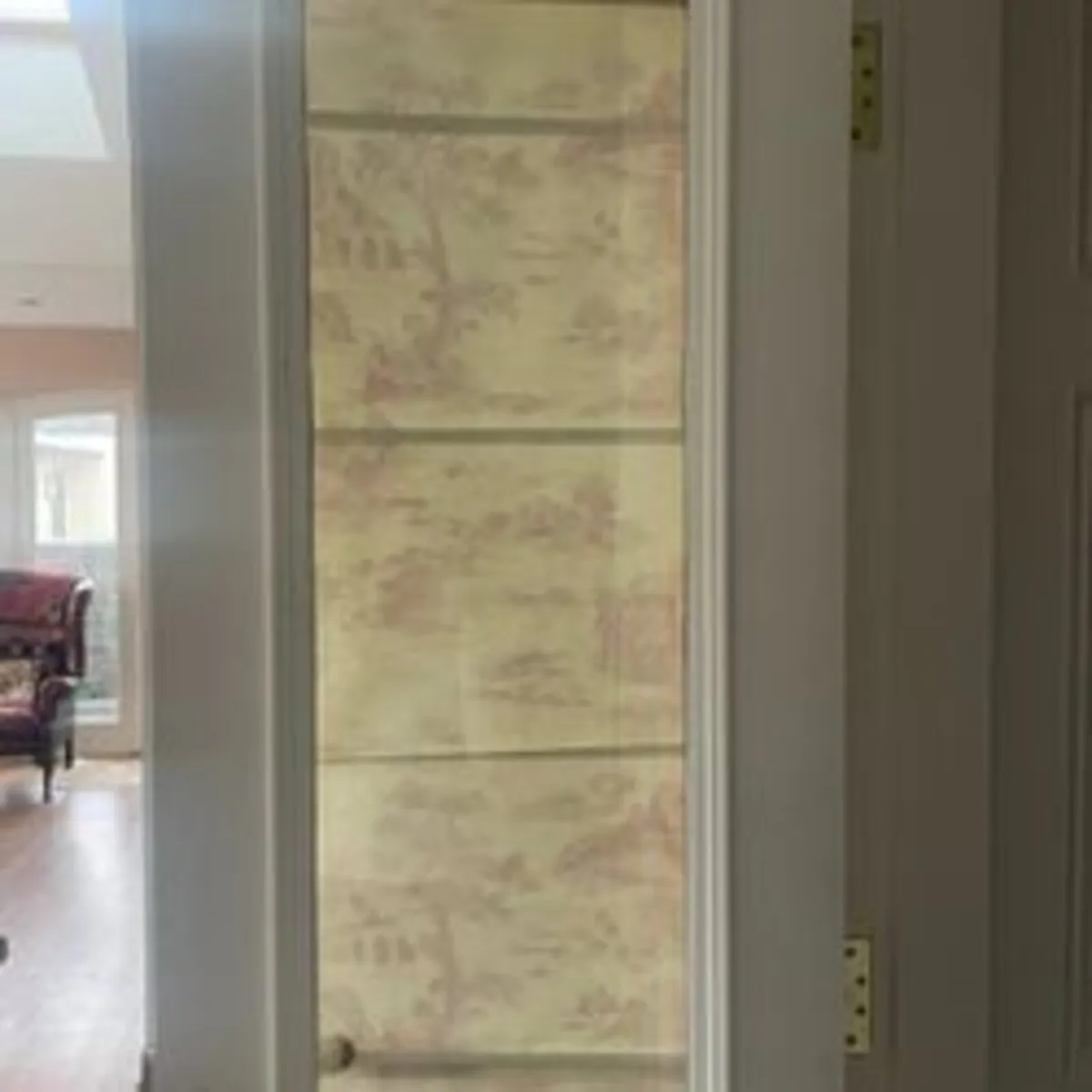 Roman blind in Toille fabric - Image 4