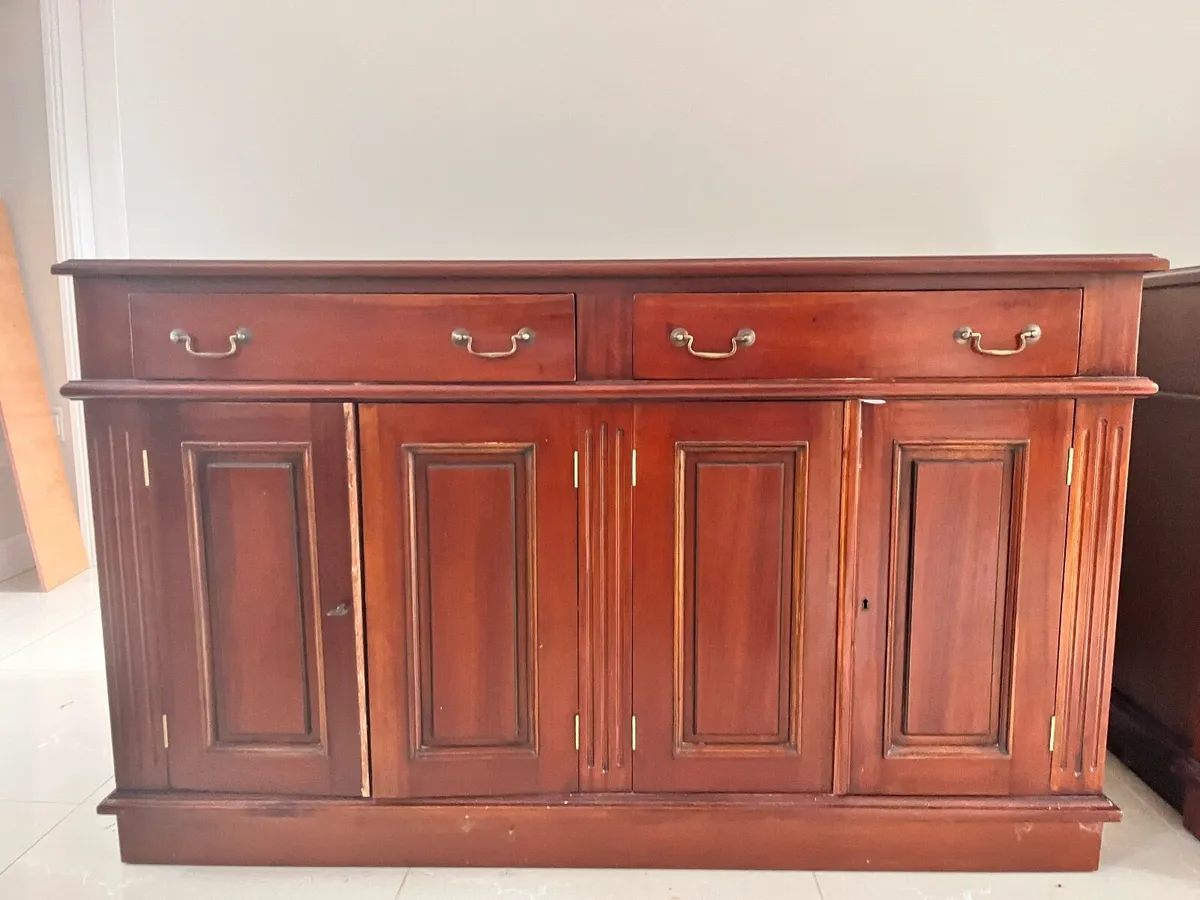Mohagny sideboard and bar (2pieces) - Image 1
