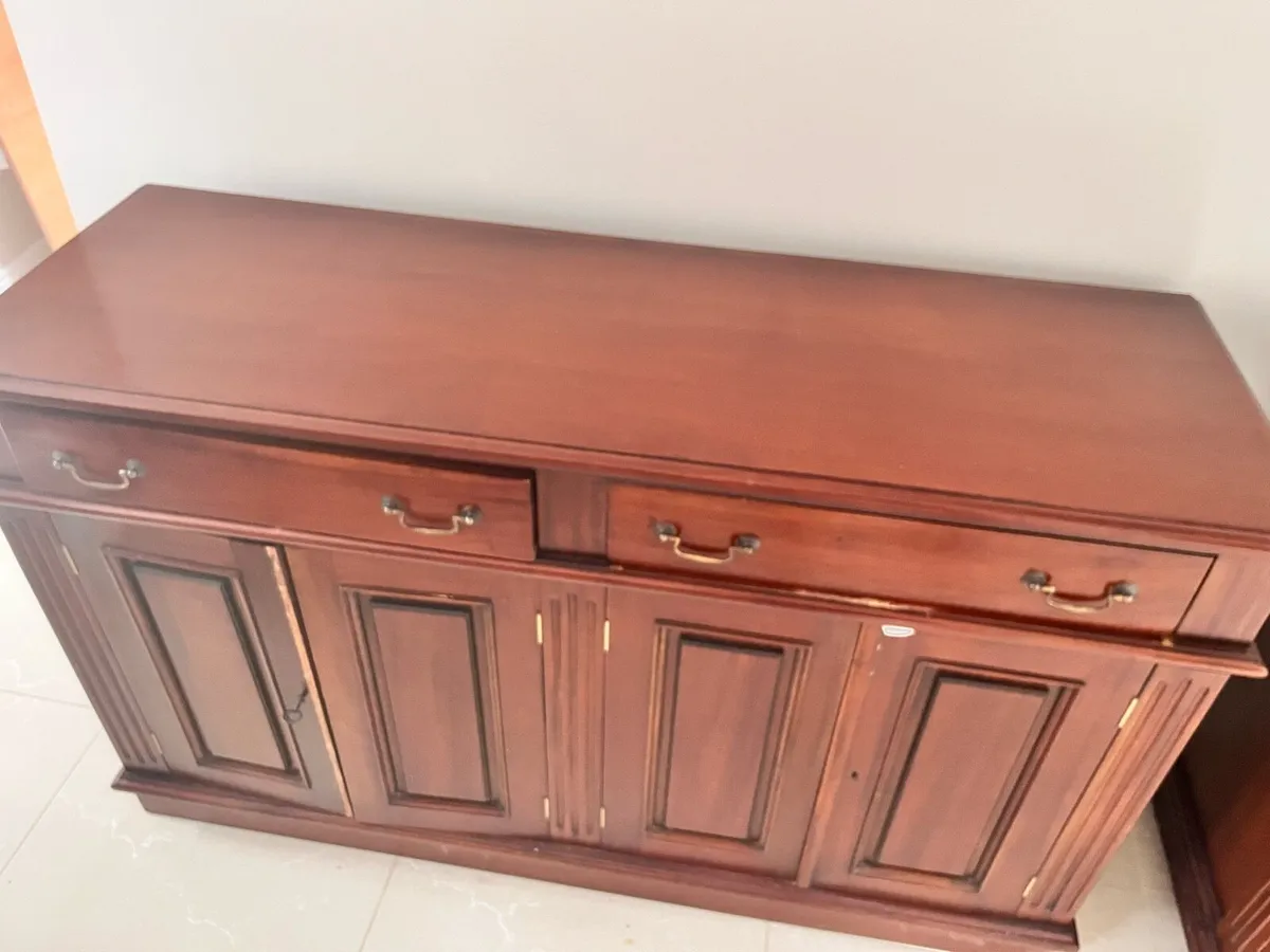 Mohagny sideboard and bar (2pieces) - Image 2