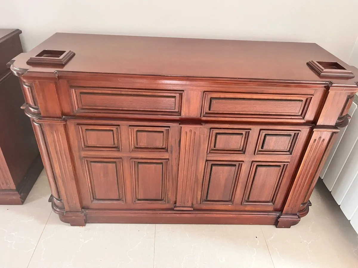 Mohagny sideboard and bar (2pieces) - Image 3