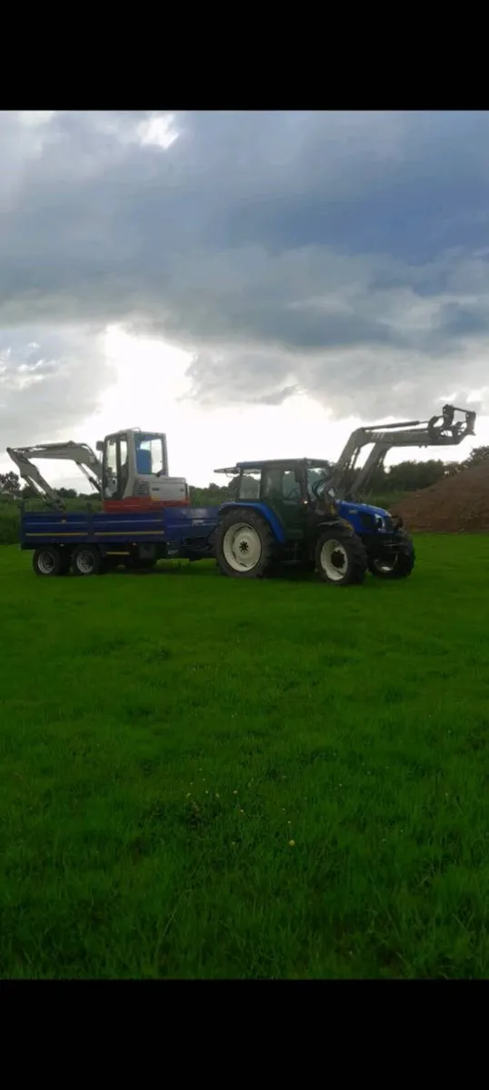 Mini digger and driver hire - Image 3
