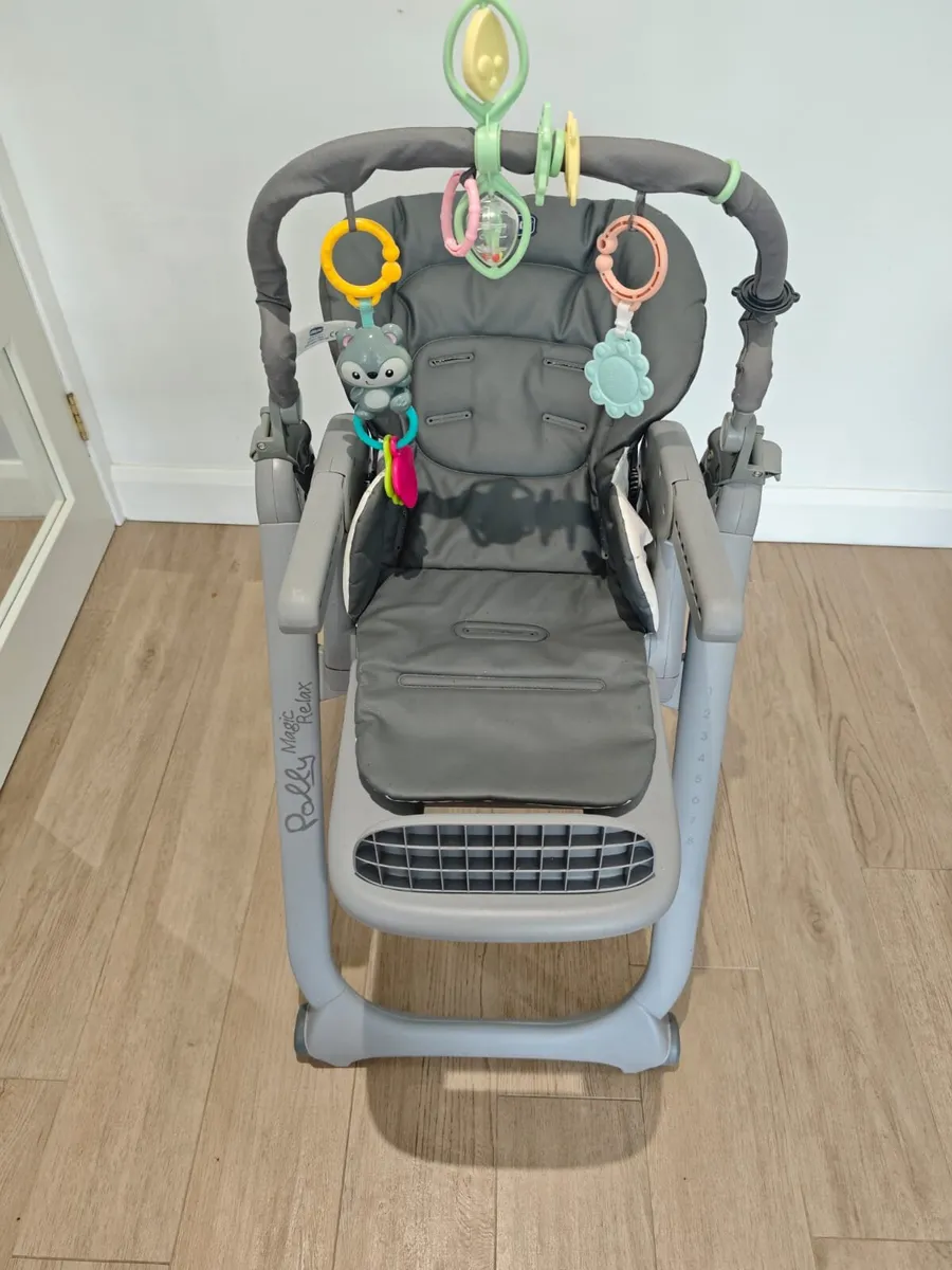 Chicco Polly Magic Relax High Chair – Grey
Chicco - Image 4