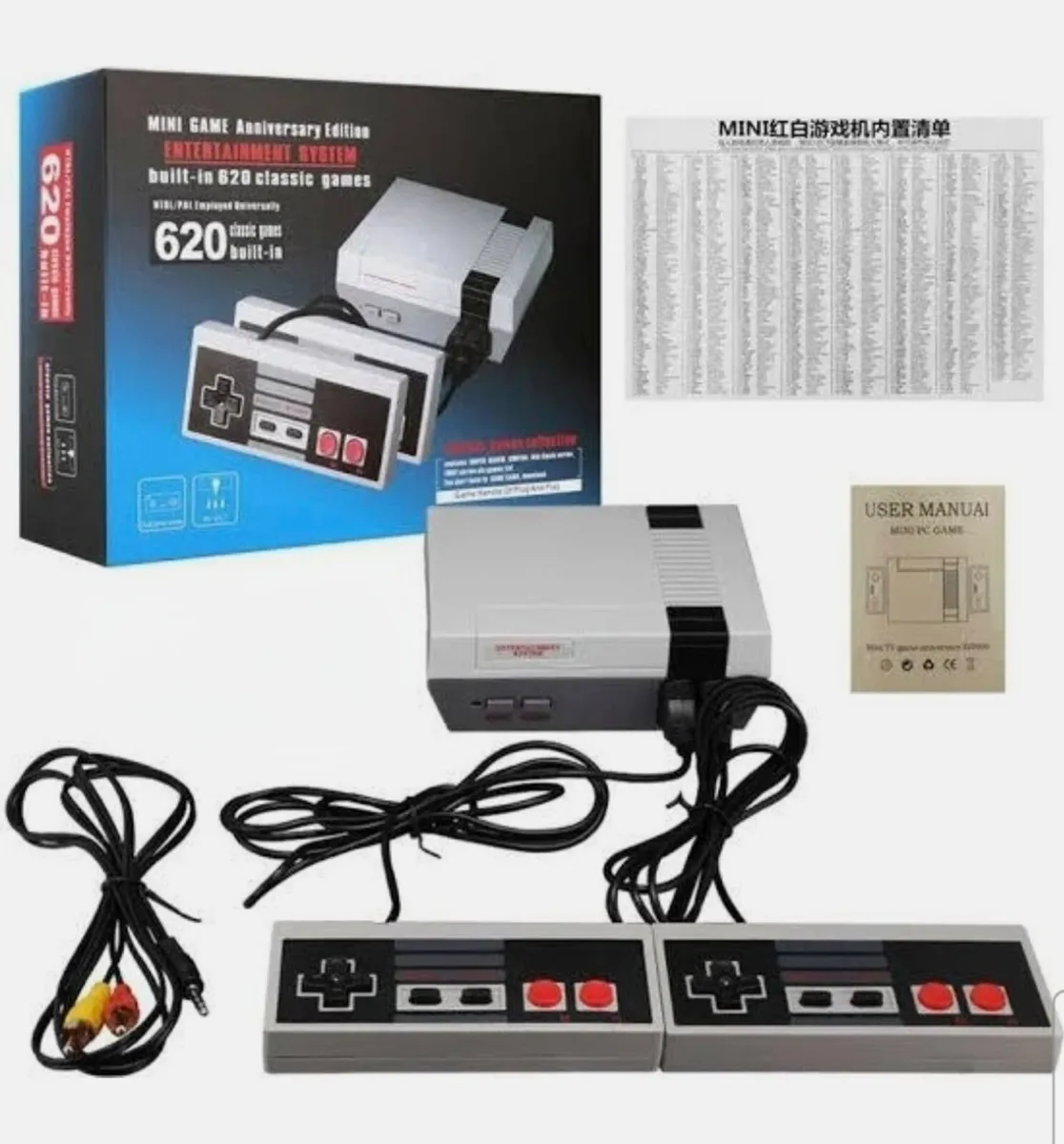 Retro Mini Game Console – 620 Games - Image 3