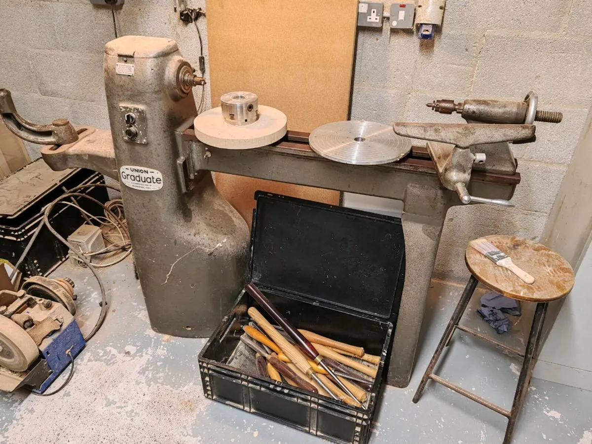 Union Graduate Wood turning lathe bundle - Image 1