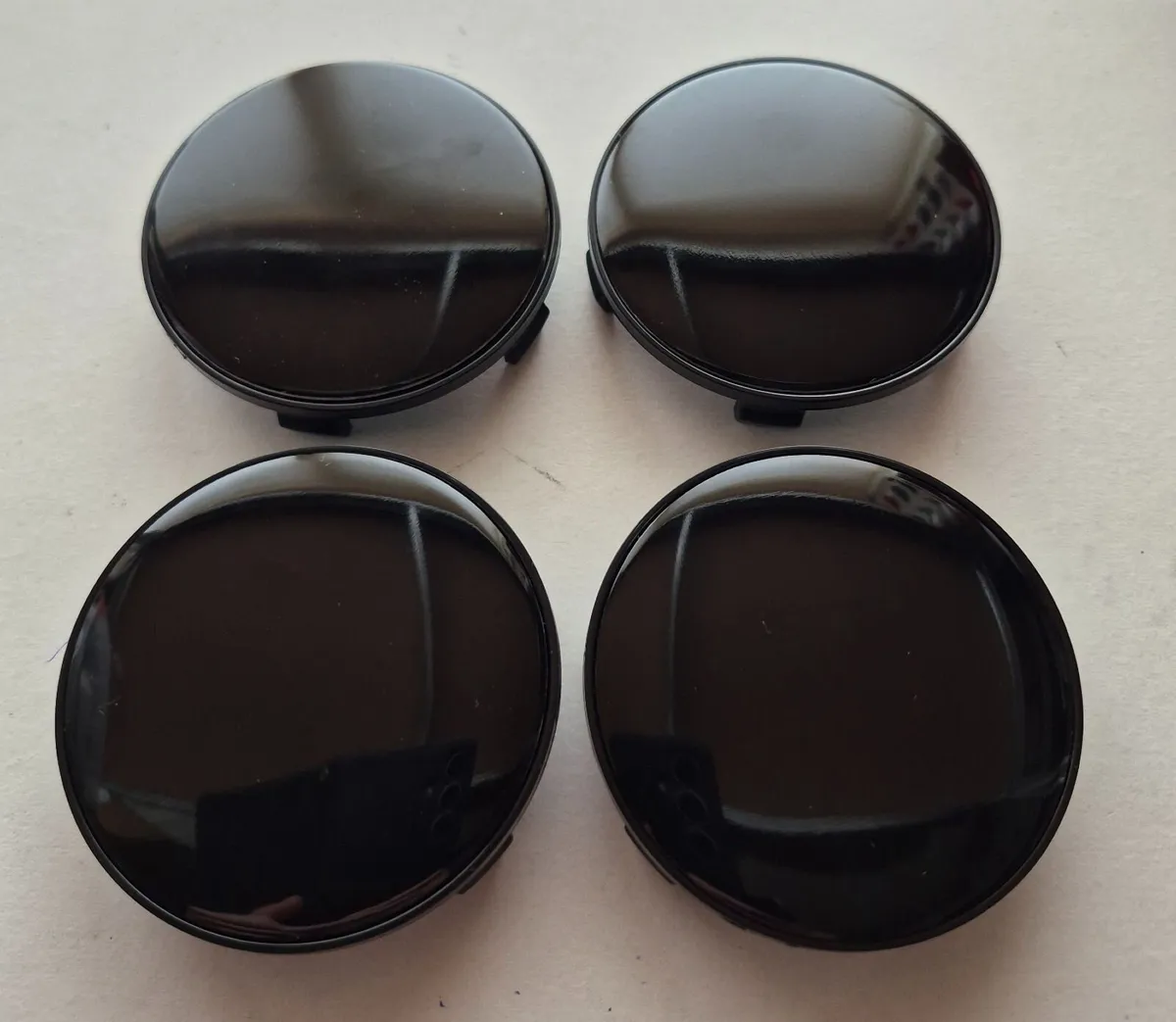 Gloss black BMW caps - FREE POST - Image 1