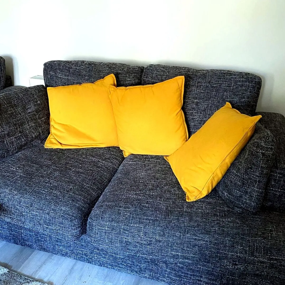 €500 | Grey Sofa Suite + Sofa Bed + Armchair - Image 3
