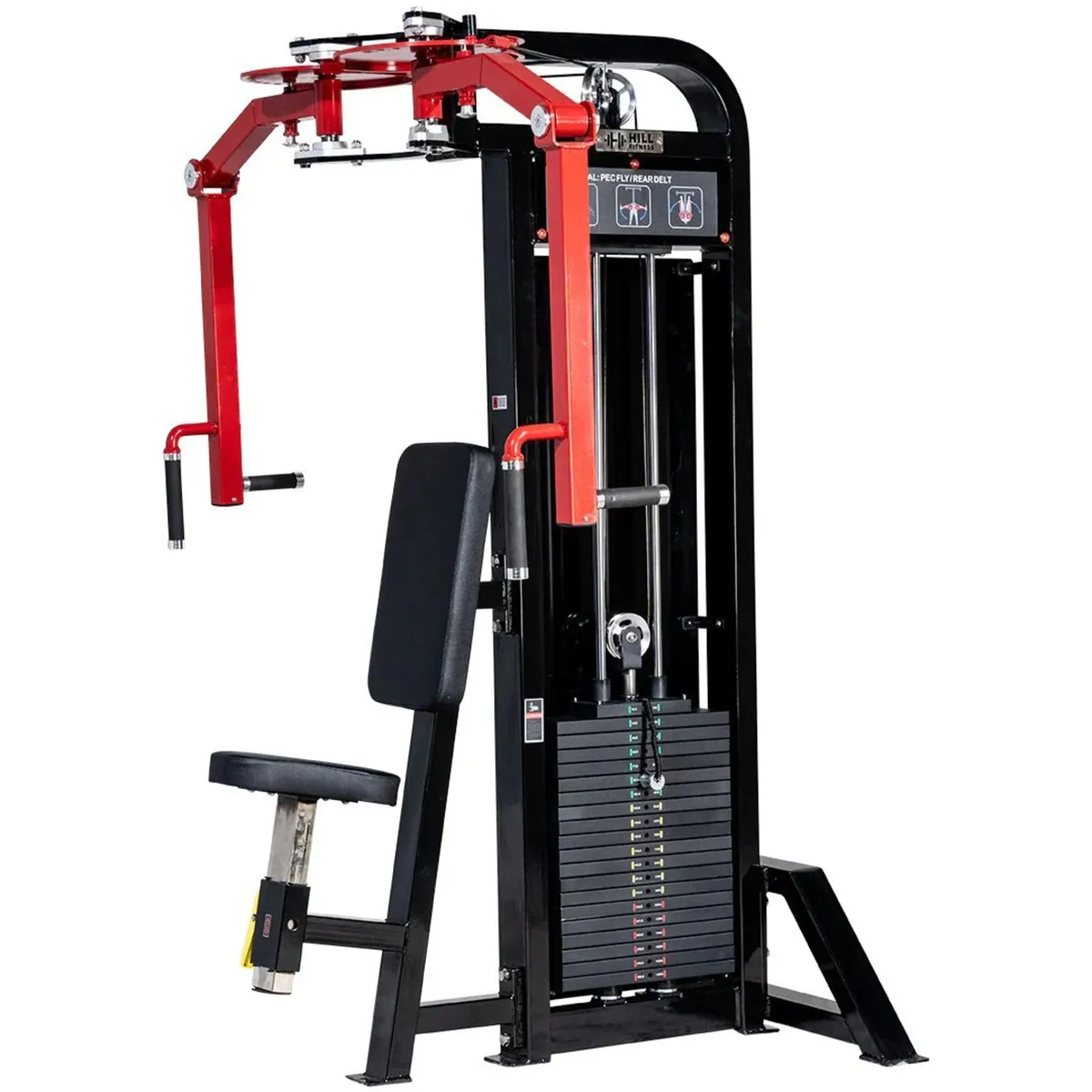 Dual Pec Fly / Rear Delt Machine - Weights Gym - Image 2