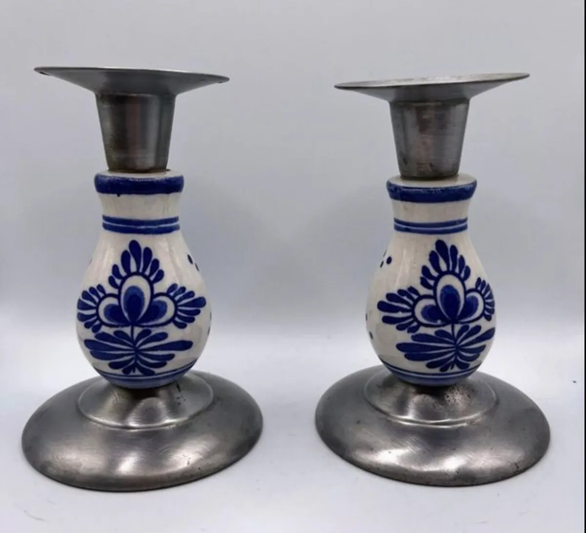 Vintage candle holders - Image 1