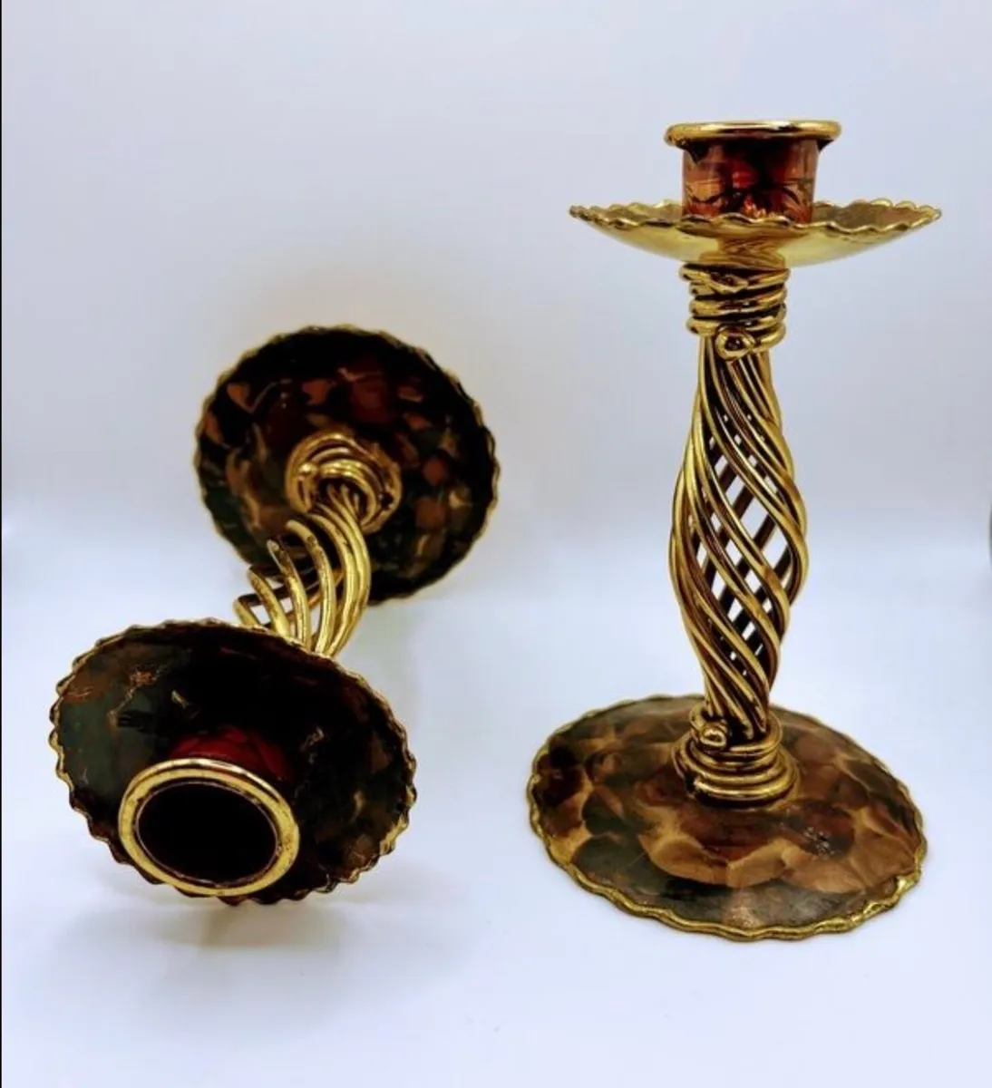 Vintage candle holders - Image 3