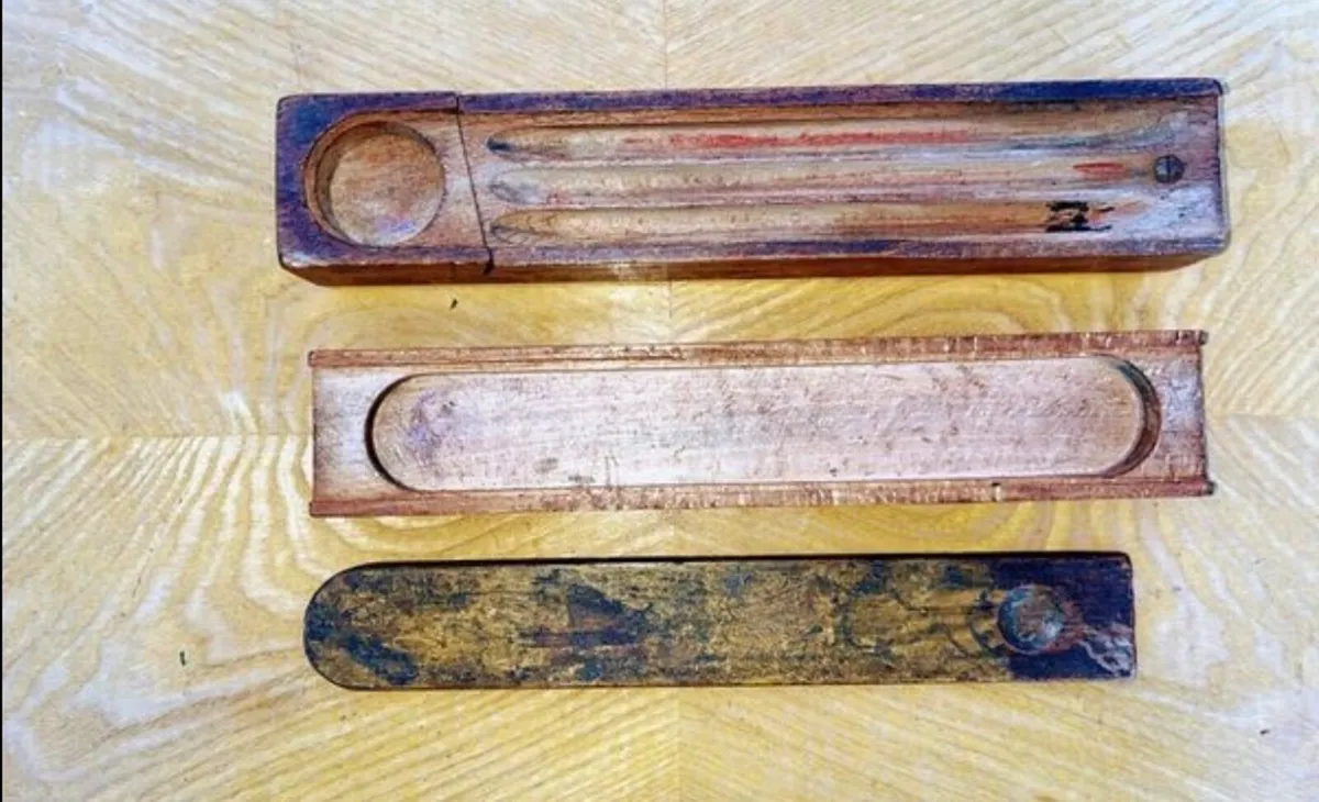 Victorian period pencil case - Image 3