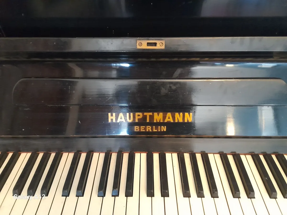 Hauotmann Piano and piano seat - Image 2