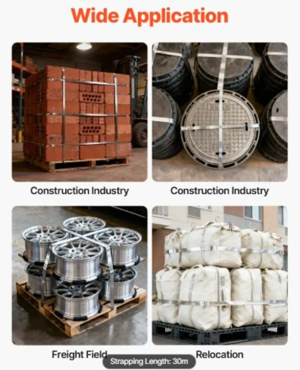 Steel Banding Strapping Kit, Heavy Duty Banding - Image 2