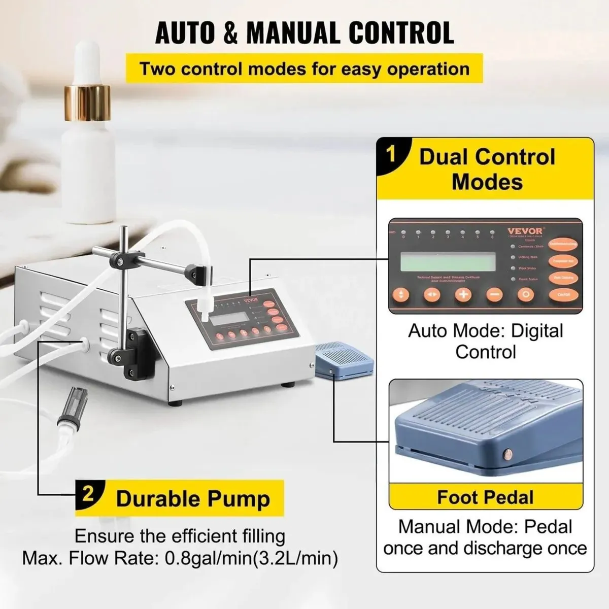 Liquid Filling Machine Automatic Measuring Filler - Image 3