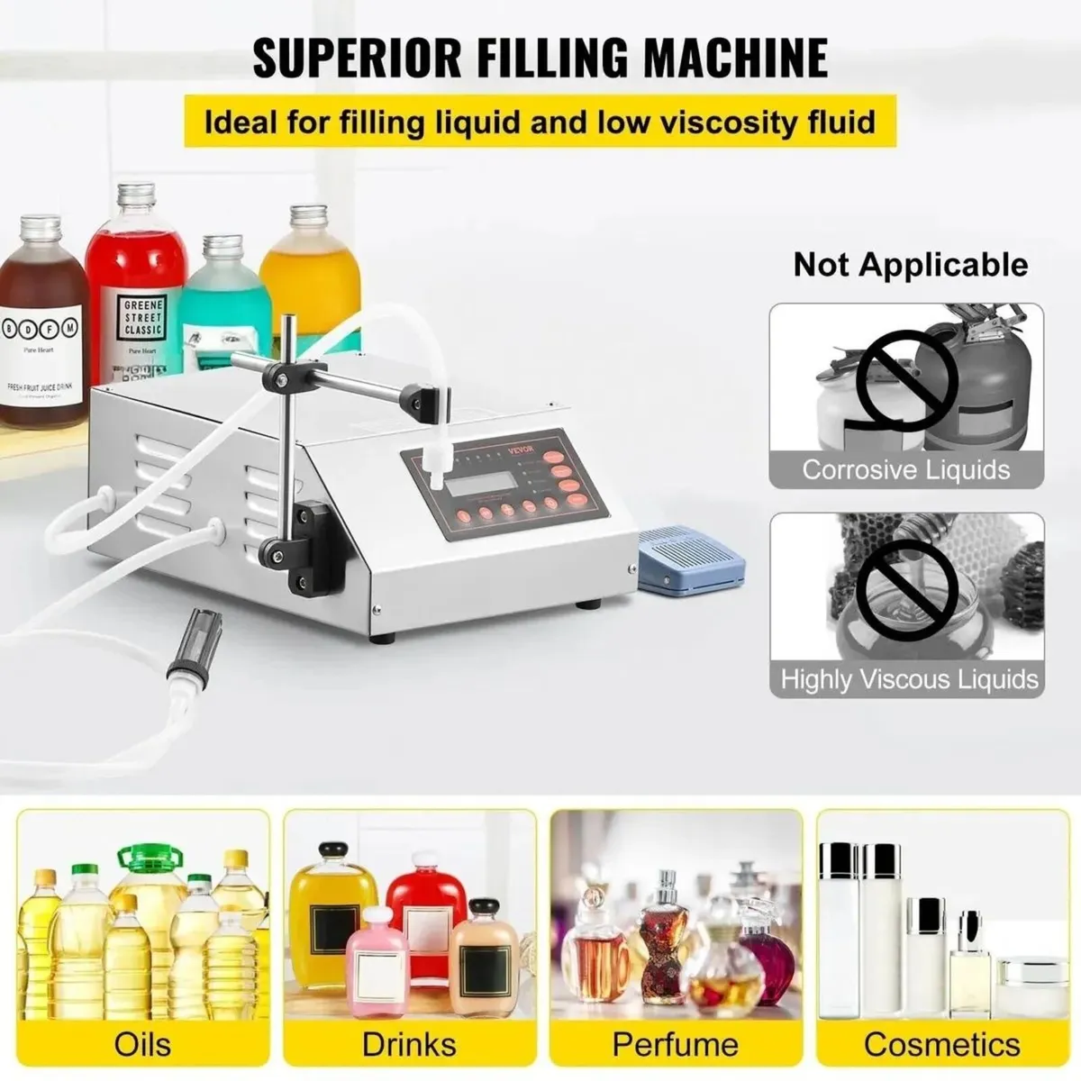 Liquid Filling Machine 30W Automatic Dispenser - Image 1