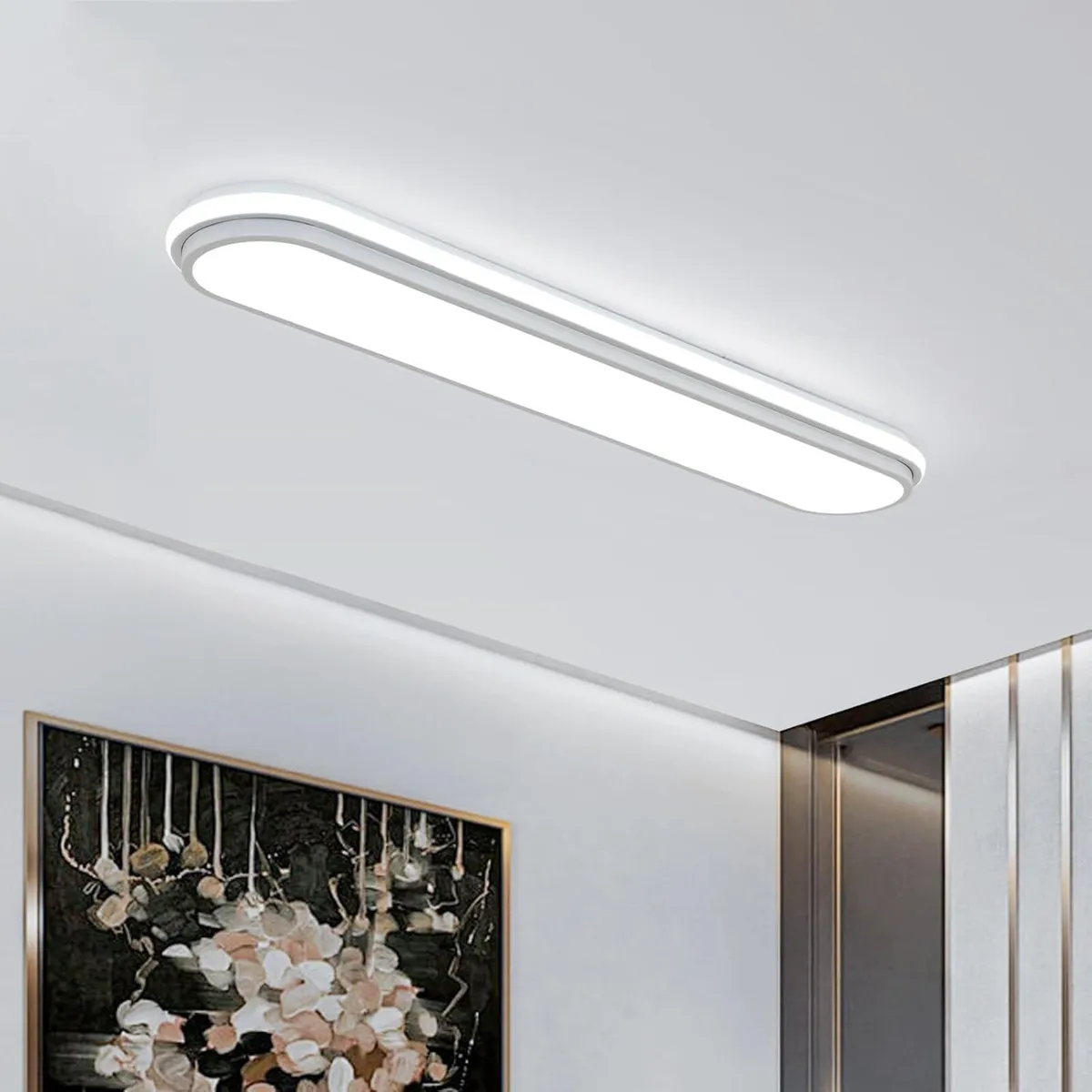 Metal LED Ceiling Light 65W Linear Lamp 6500K - Image 1
