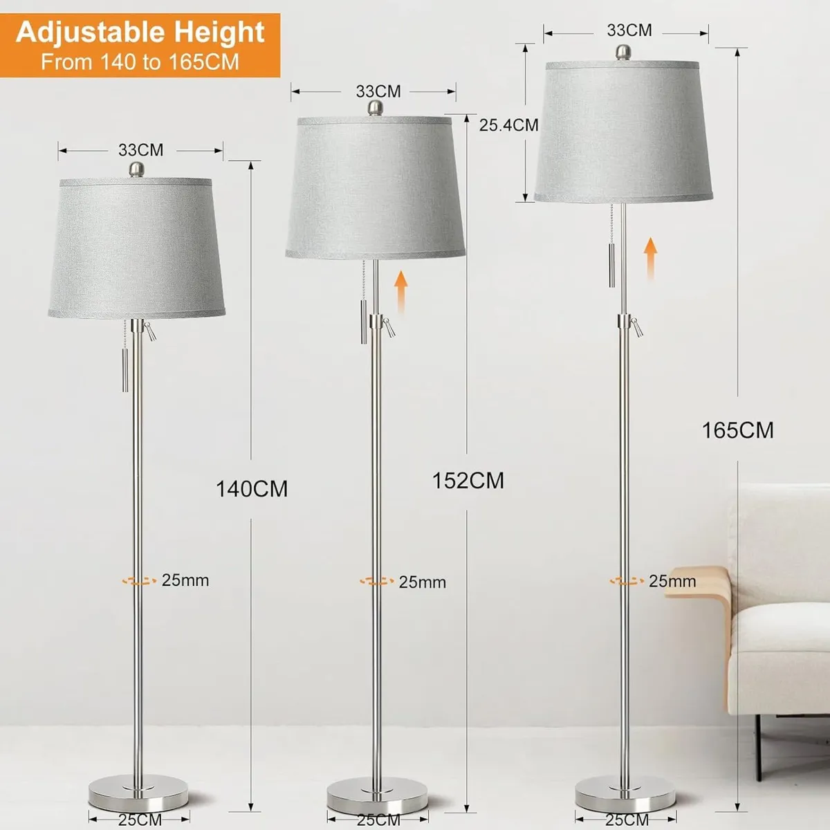 Floor Lamp Modern Lamps for Living Room - Image 2