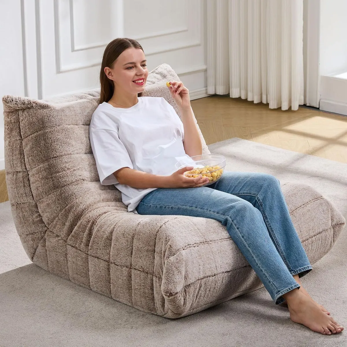 Bean Bag Chairs for Adults Giant Chair Memory - Image 3