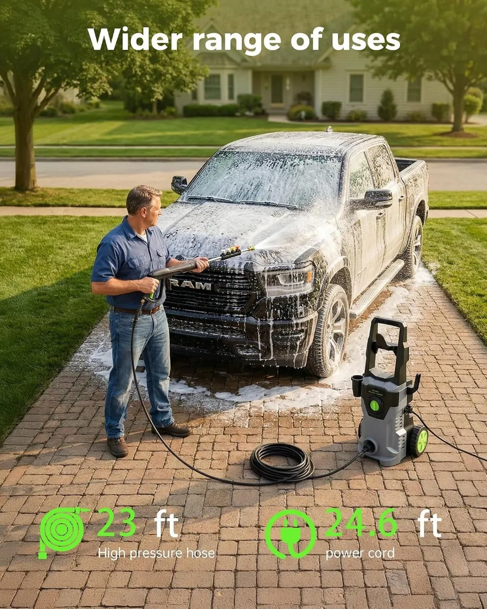 2026new Pressure Washers 160 Bar Foam Cannon 4 - Image 2