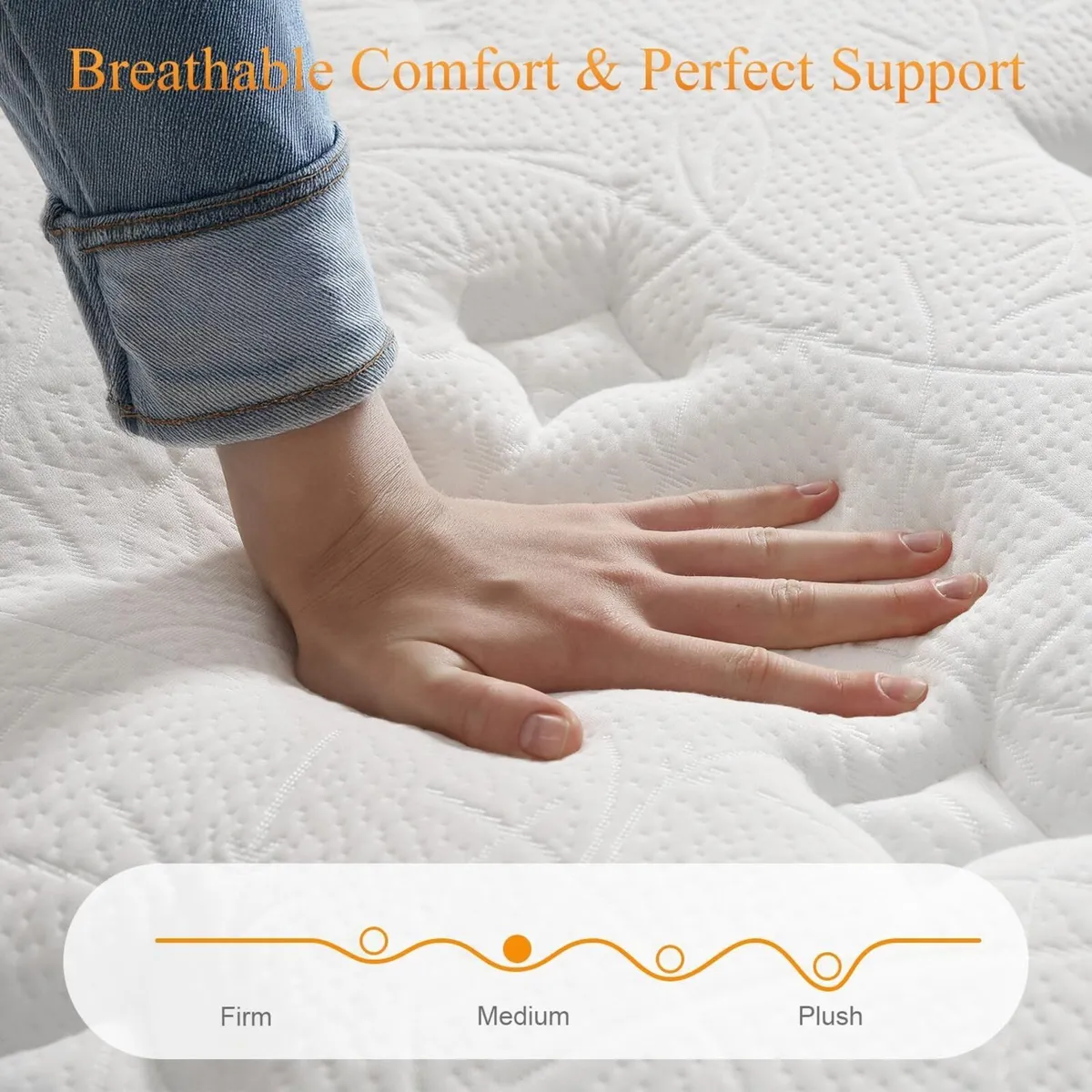 Mattress Hybrid with Memory Foam Pocket Springs - Image 2
