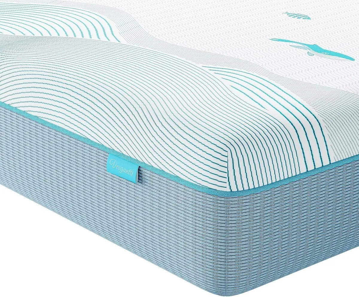Ocean-Inspired Memory Foam Mattress Medium - Image 1