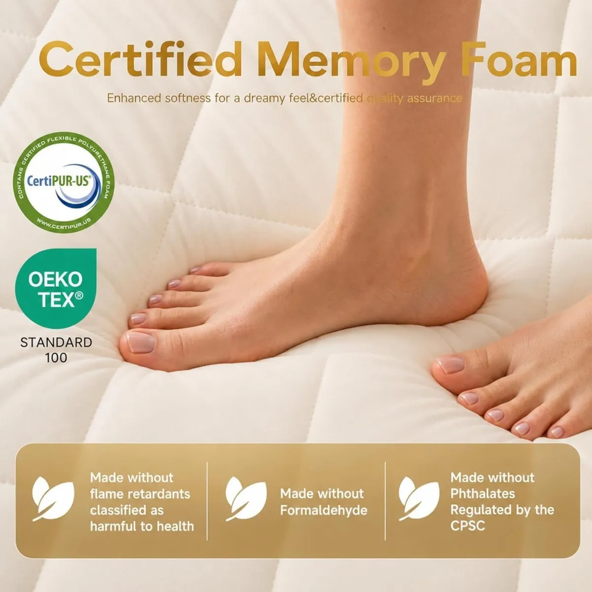 7 Layer Memory Foam Japanese Futon Mattress - Image 2