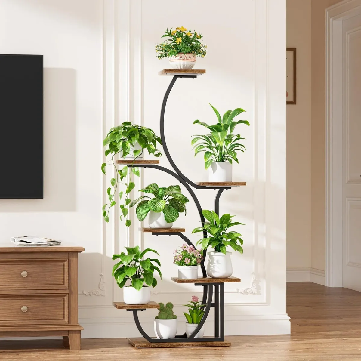 Plant Stand with Grow Lights 7 Tiered 57 - Image 2
