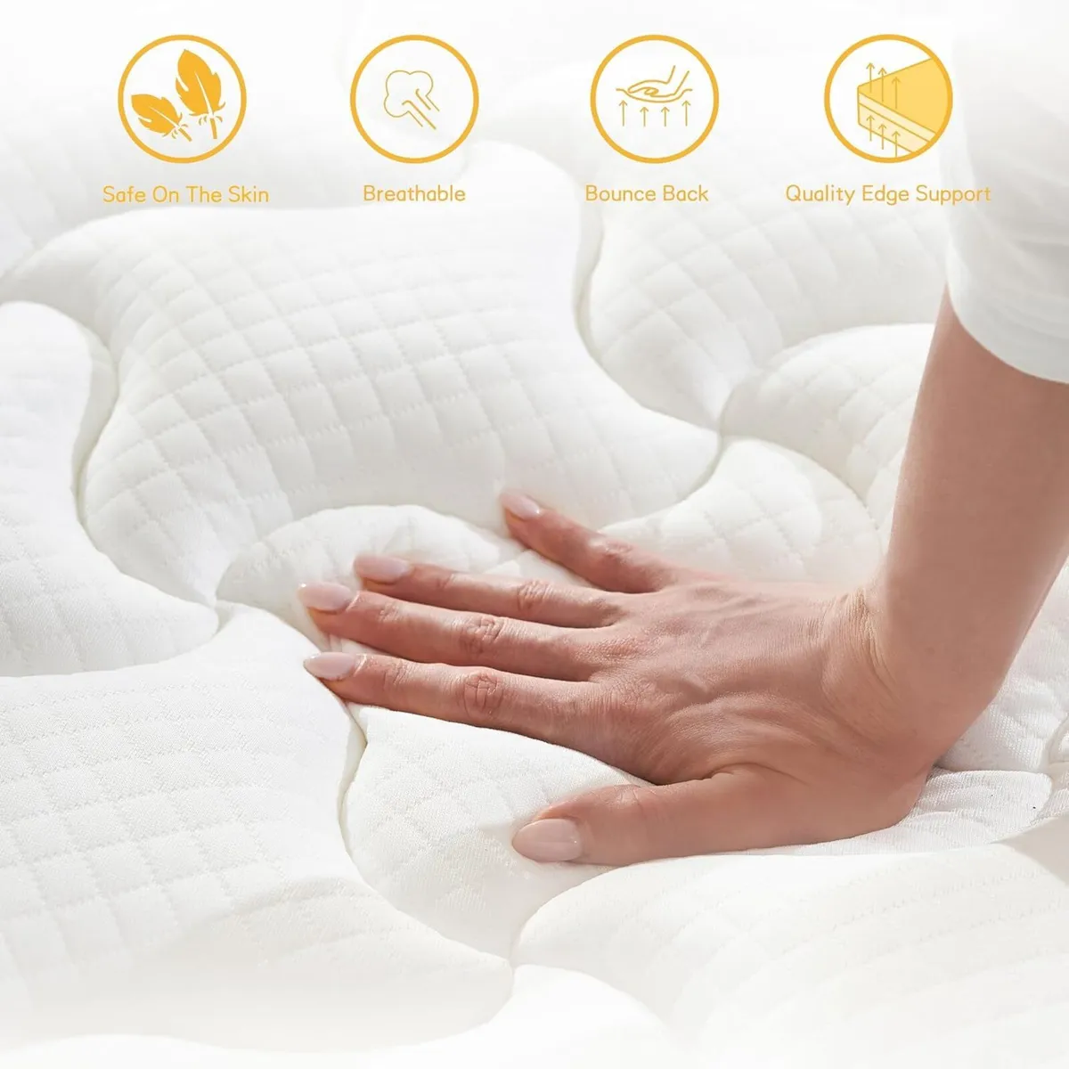 Mattress Hybrid Mattresses in a Box with Memory - Image 3