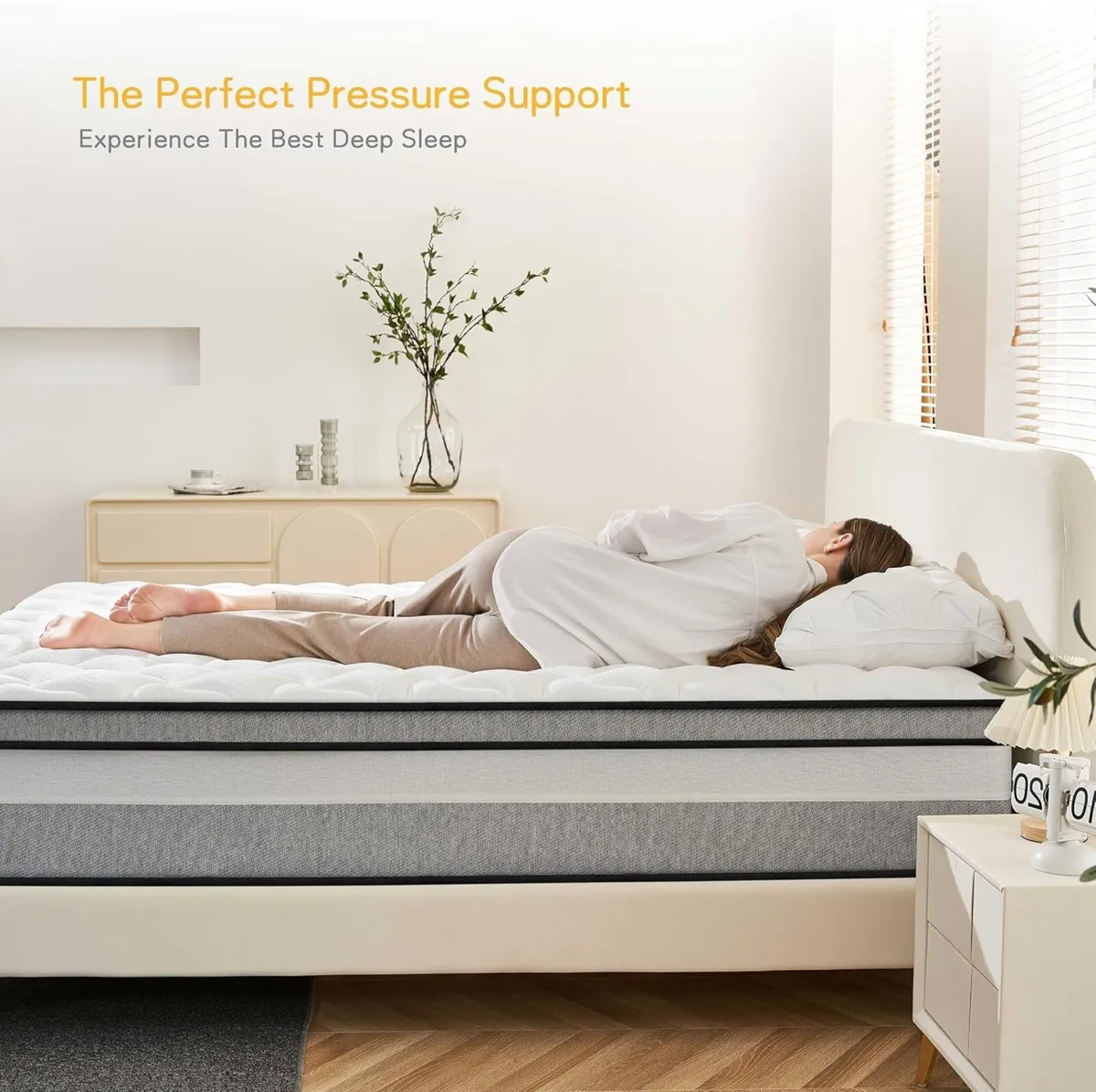 Mattress Hybrid Mattresses in a Box with Memory - Image 4