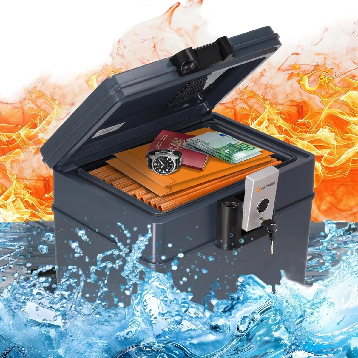 Portable Fire Chest A4 Xxl Fireproof Waterproof - Image 1