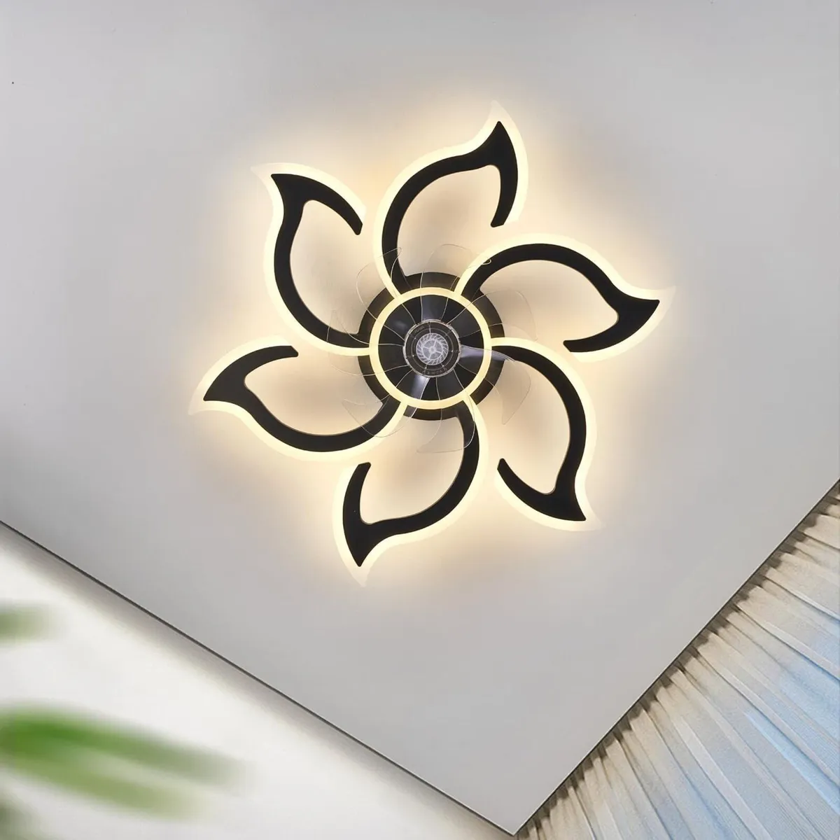 86CM LED Ceiling Fan Light with Remote App - Image 2