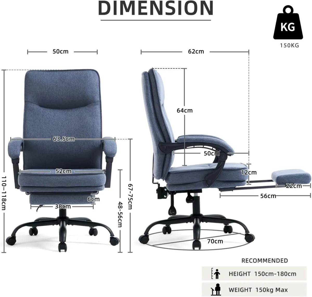 Office Chairs for Home Ergonomic Chair - Image 3