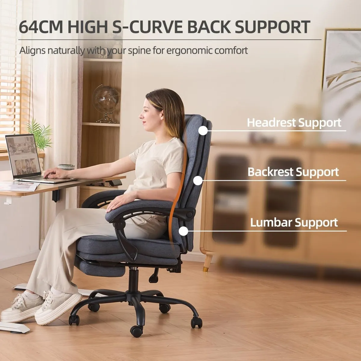 Office Chairs for Home Ergonomic Chair - Image 4