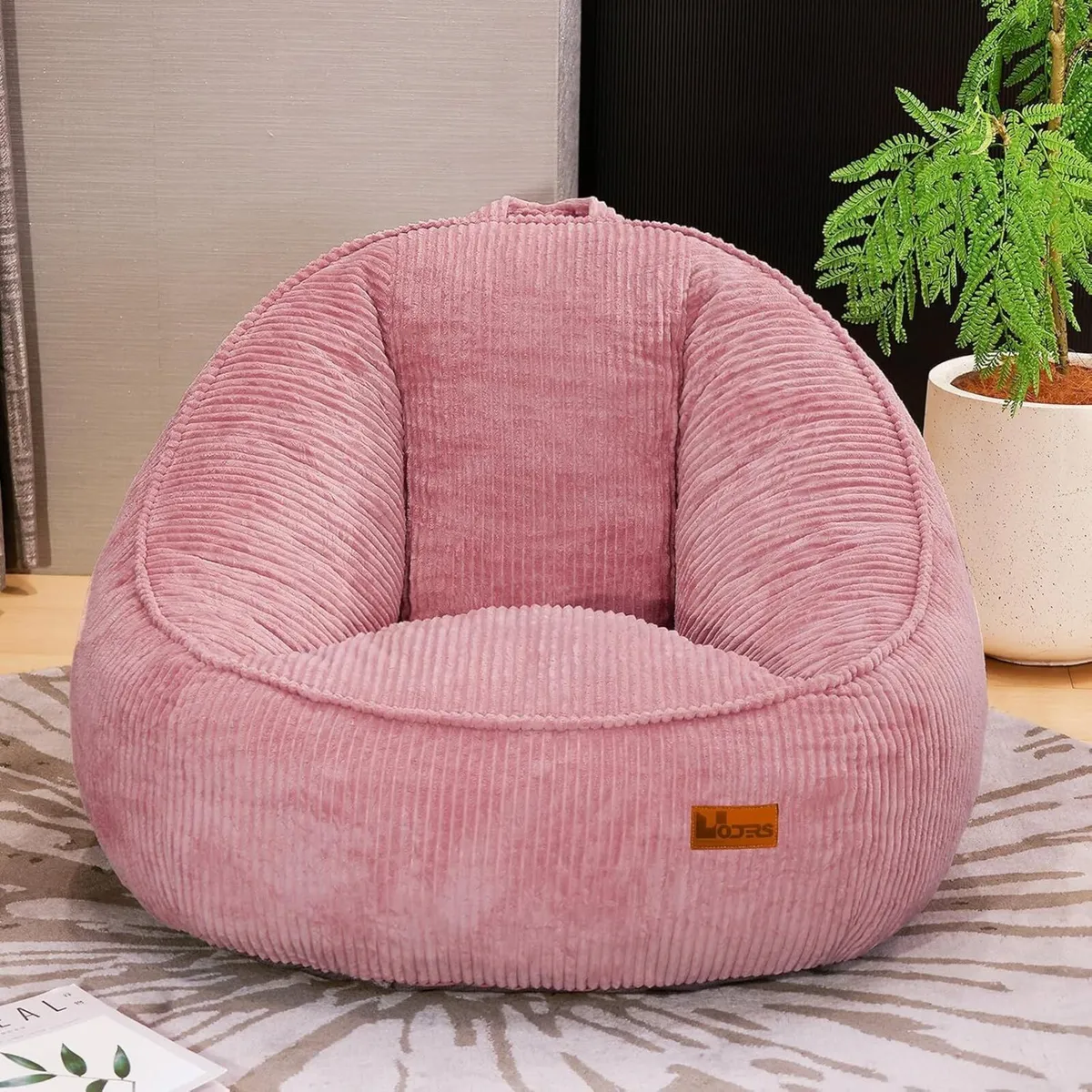 Bean Bag Chair for Teens Kids Corduroy Sofa - Image 1
